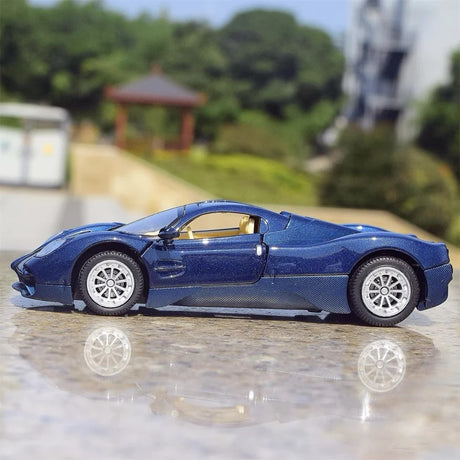 [TOY] 1:32 Pagani 2023 Utopia blå modellbil Die-Cast
