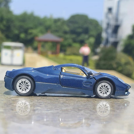 [TOY] 1:32 Pagani 2023 Utopia blå modellbil Die-Cast