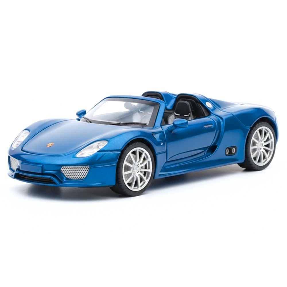 [TOY] 1:32 Porsche 2010 918 Spyder Blue Model Car Die-Cast
