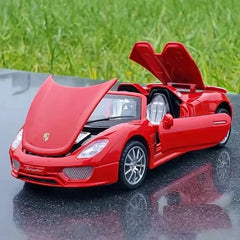 [TOY] 1:32 Porsche 2010 918 Spyder Red Model Car Die-Cast