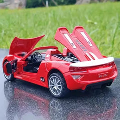 [TOY] 1:32 Porsche 2010 918 Spyder Red Model Car Die-Cast