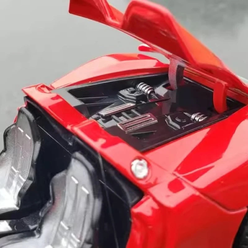 [TOY] 1:32 Porsche 2010 918 Spyder Red Model Car Die-Cast