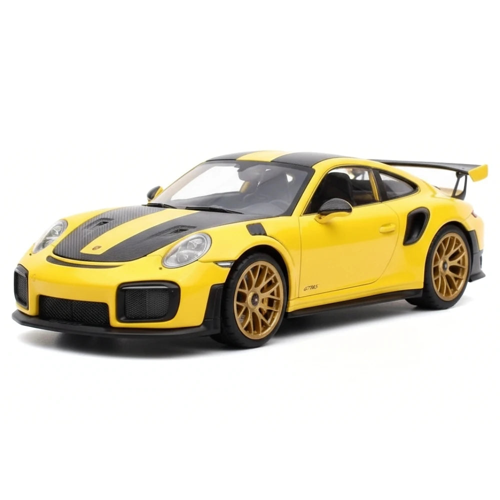 [TOY] 1:32 Porsche 2018 911 GT2 RS Yellow Model Car Die-Cast