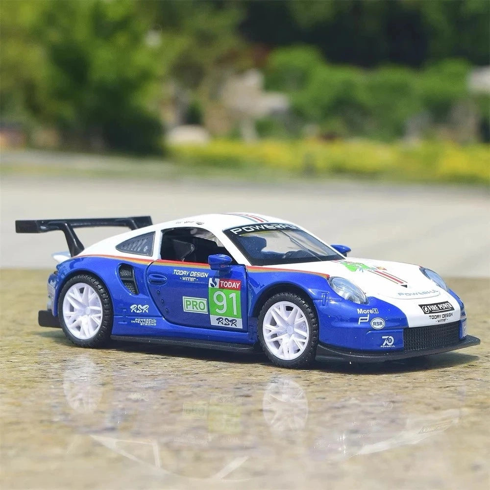 [TOY] 1:32 Porsche 2018 911 RSR #91 Model Car Die-Cast