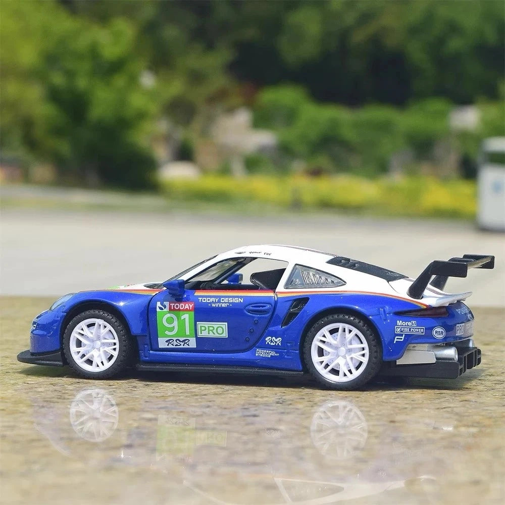 [TOY] 1:32 Porsche 2018 911 RSR #91 voiture miniature Die-Cast