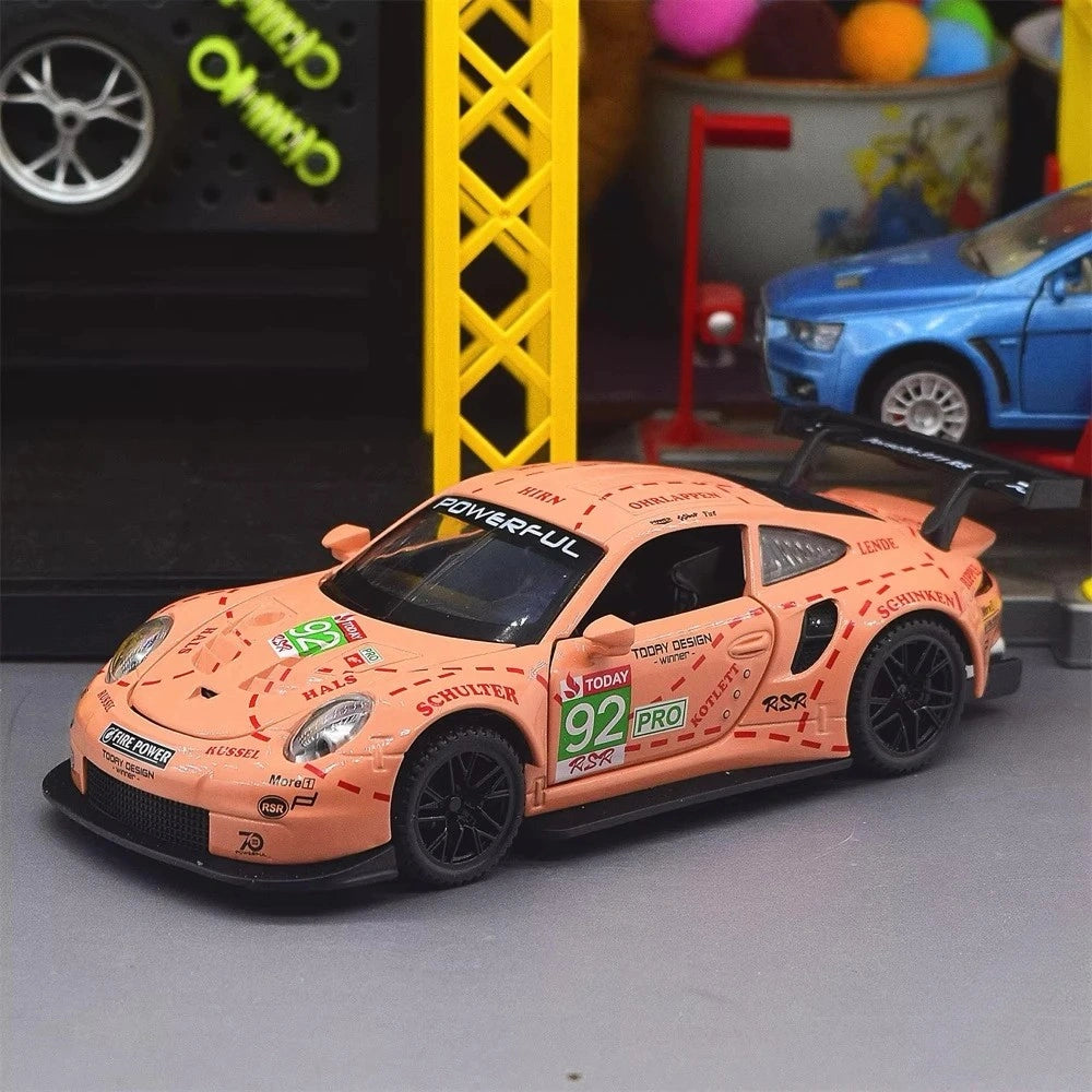 [TOY] 1:32 Porsche 2018 911 RSR #92 Model Car Die-Cast