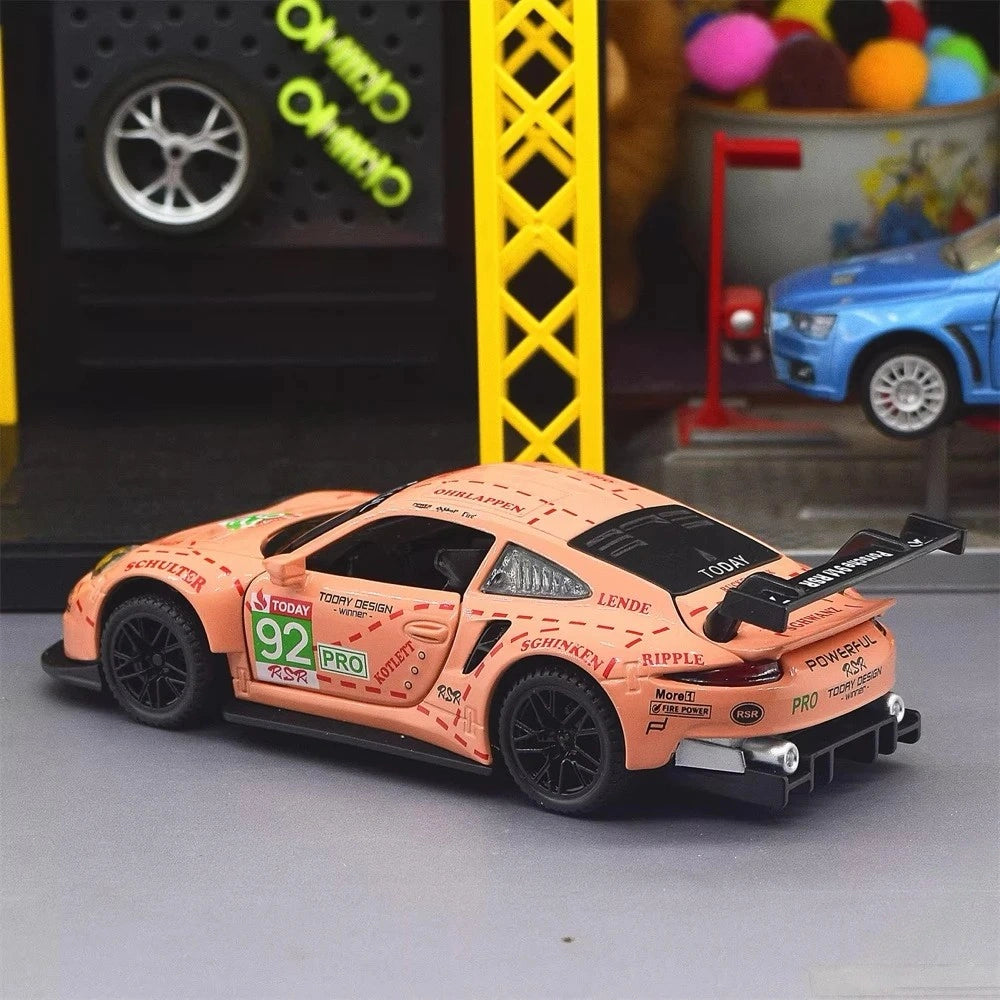[TOY] 1:32 Porsche 2018 911 RSR #92 Model Car Die-Cast