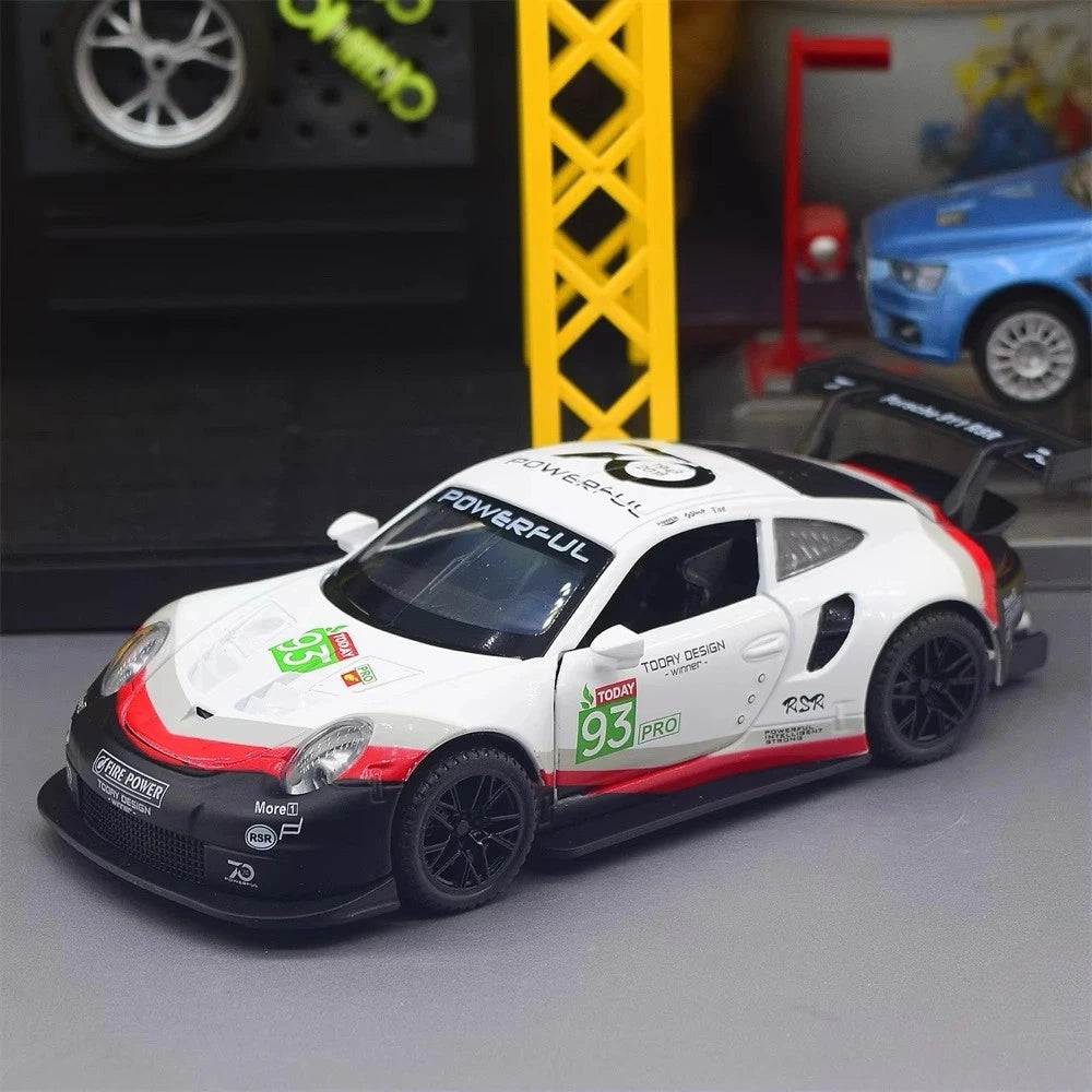 [TOY] 1:32 Porsche 2018 911 RSR #93 Model Car Die-Cast
