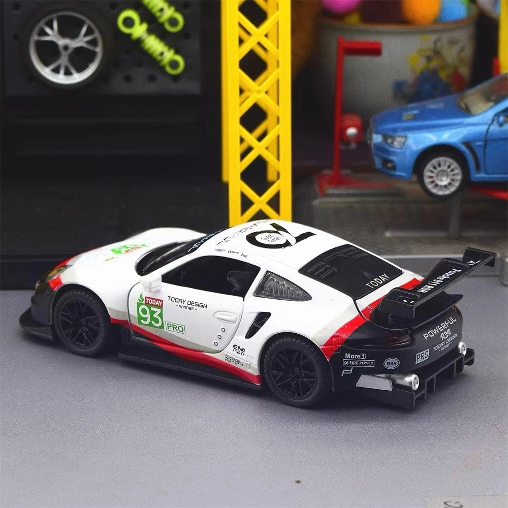 [TOY] 1:32 Porsche 2018 911 RSR #93 Model Car Die-Cast