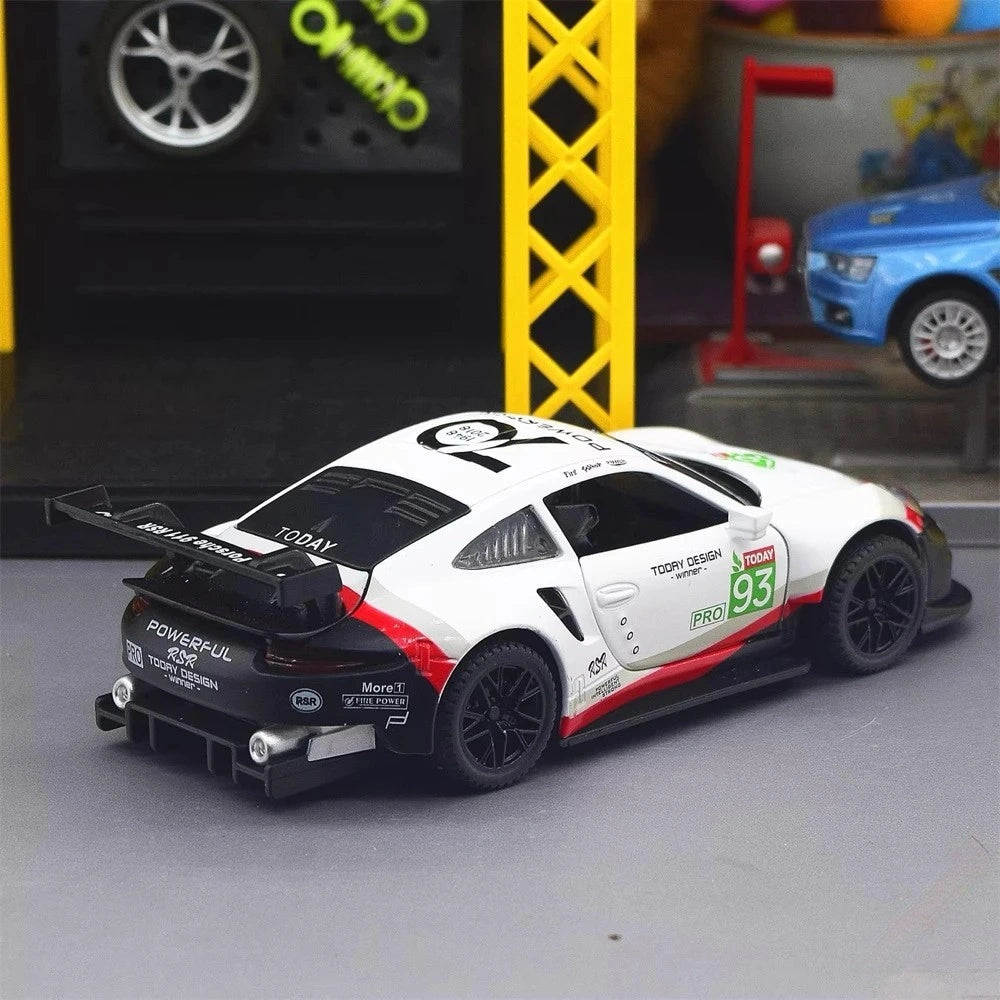 [TOY] 1:32 Porsche 2018 911 RSR #93 Model Car Die-Cast