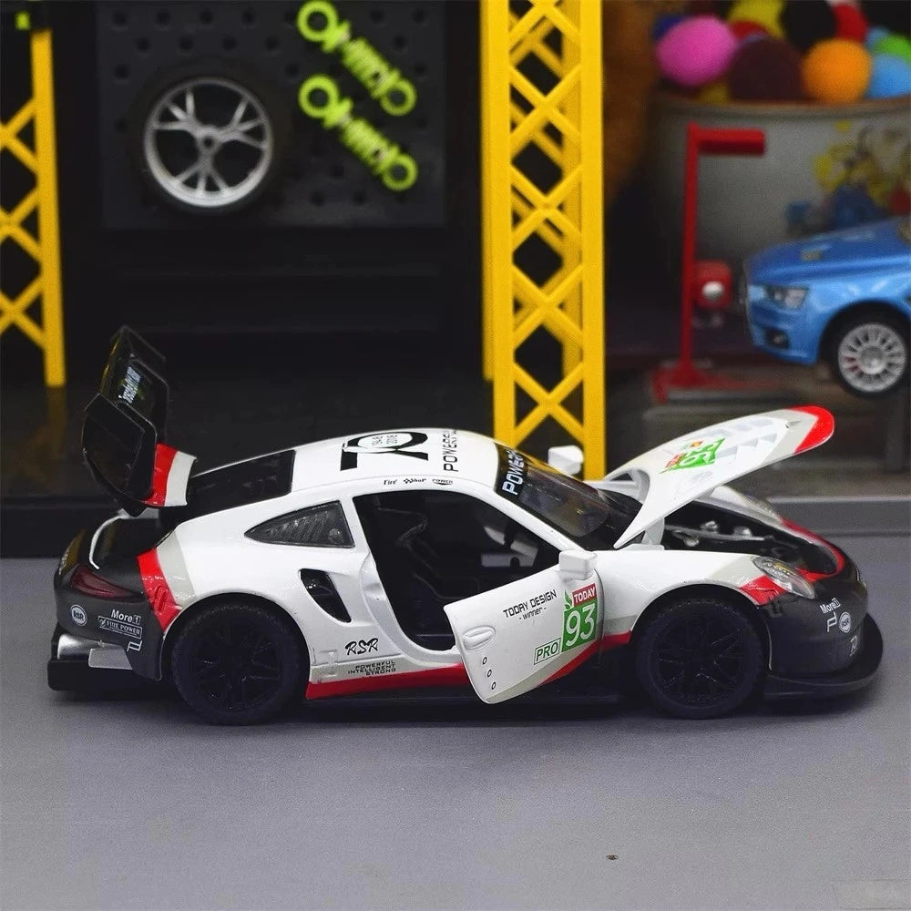 [TOY] 1:32 Porsche 2018 911 RSR #93 Model Car Die-Cast