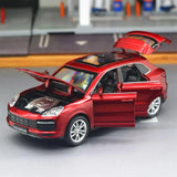 [TOY] 1:32 Porsche 2018 Cayenne Turbo Red Model Car Die-Cast