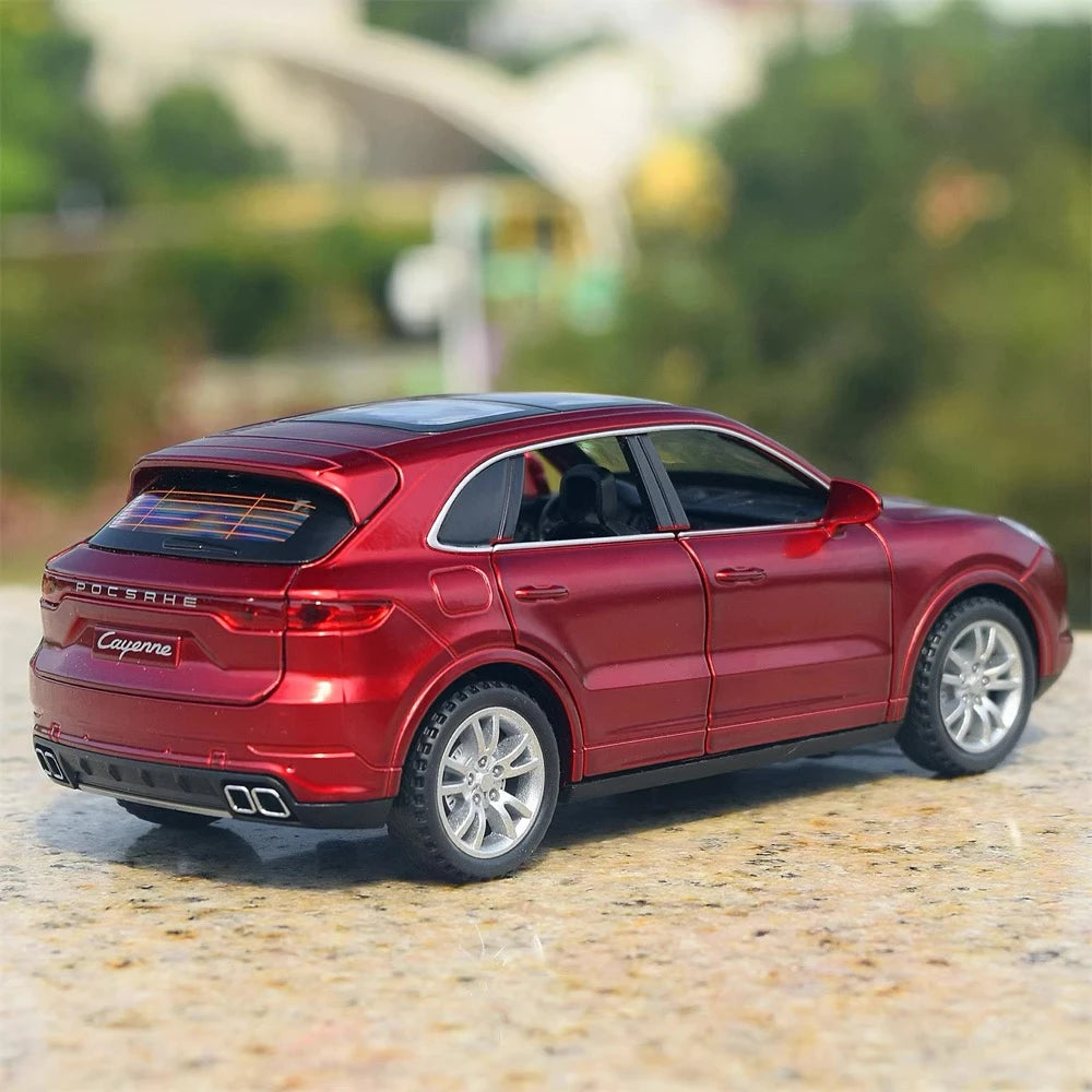 [TOY] 1:32 Porsche 2018 Cayenne Turbo Red Model Car Die-Cast