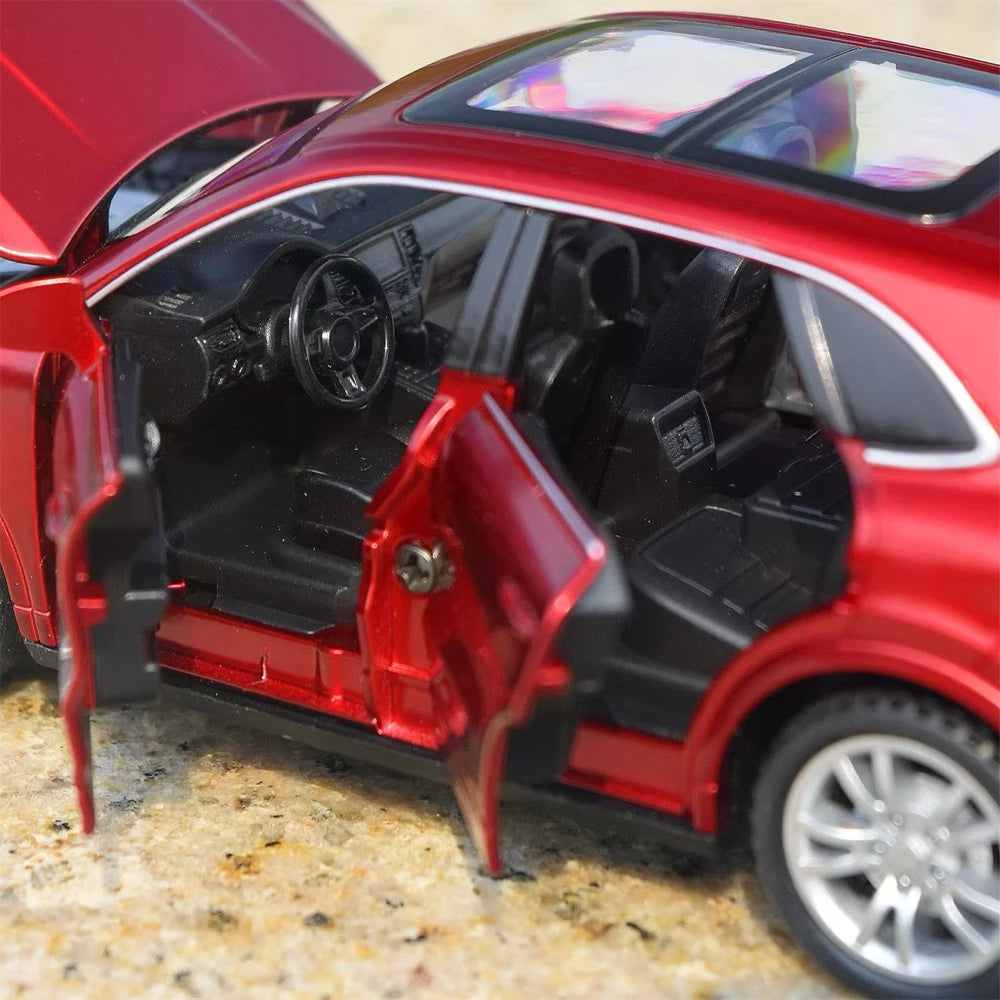 [TOY] 1:32 Porsche 2018 Cayenne Turbo rosso modellino di auto Die-Cast