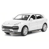 [TOY] 1:32 Porsche 2018 Cayenne Turbo wit modelauto Die-Cast