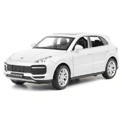 [TOY] 1:32 Porsche 2018 Cayenne Turbo vit modellbil Die-Cast