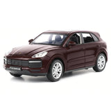[TOY] 1:32 Porsche 2018 Cayenne Turbo Wine Model Car Die-Cast