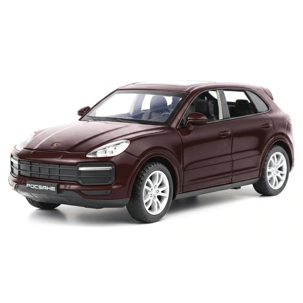 [TOY] 1:32 Porsche 2018 Cayenne Turbo Wine Model Car Die-Cast