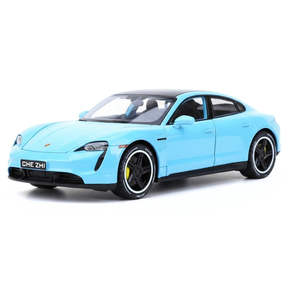 [TOY] 1:32 Porsche 2019 Taycan Blue Model Car Die-Cast