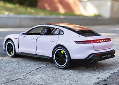 [TOY] 1:32 Porsche 2019 Taycan rosa modellino di auto Die-Cast