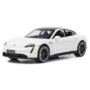 [TOY] 1:32 Porsche 2019 Taycan White Model Car Die-Cast