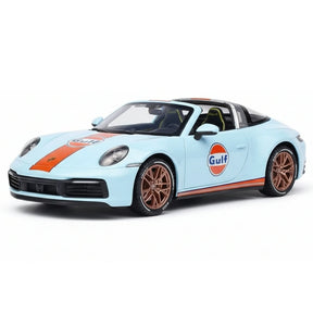 [TOY] 1:32 Porsche 2020 911 922 Targa 4S Cabriolet Gulf モデルカー Die-Cast
