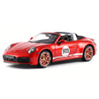 [TOY] 1:32 Porsche 2020 911 922 Targa 4S Cabriolet Red Model Car Die-Cast