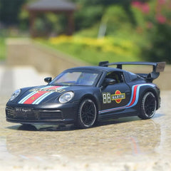 [TOY] 1:32 Porsche 2020 911 922 Targa 4S Coupe Martini modellino di auto Die-Cast