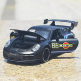 [TOY] 1:32 Porsche 2020 911 922 Targa 4S Coupe Martini Model Car Die-Cast