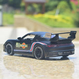 [TOY] 1:32 Porsche 2020 911 922 Targa 4S Coupe Martini Model Car Die-Cast