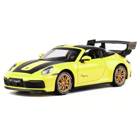 [TOY] 1:32 Porsche 2020 911 922 Targa 4S Coupe Green Model Car Die-Cast