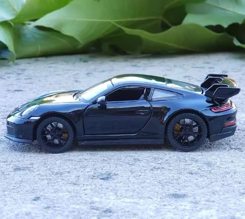 [TOY] 1:32 Porsche 2021 911 GT3 Black Model Car Die-Cast