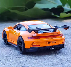 [TOY] 1:32 Porsche 2021 911 GT3 Orange Model Car Die-Cast