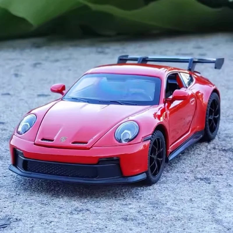 [TOY] 1:32 Porsche 2021 911 GT3 Red Model Car Die-Cast