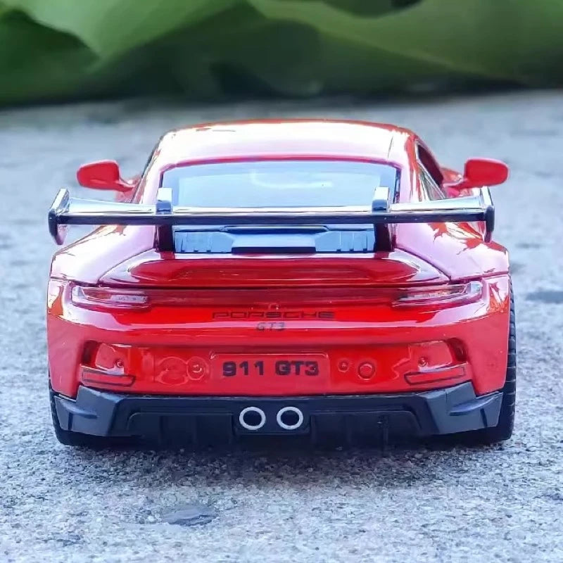 [TOY] 1:32 Porsche 2021 911 GT3 Red Model Car Die-Cast