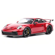 Porsche 2021 911 GT3 röd 1:32 – modellbil i gjuten metall för display