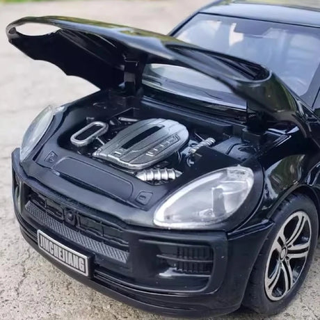 [TOY] 1:32 Porsche 2023 Macan T Black Model Car Die-Cast