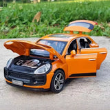 [TOY] 1:32 Porsche 2023 Macan T Orange Model Car Die-Cast