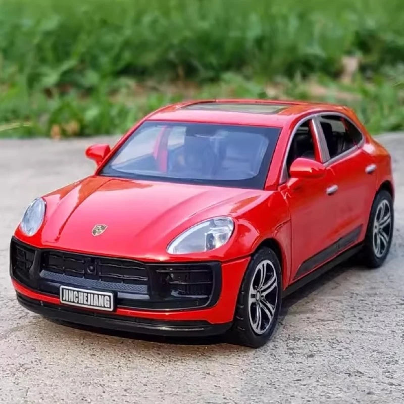 [TOY] 1:32 Porsche 2023 Macan T Red Model Car Die-Cast
