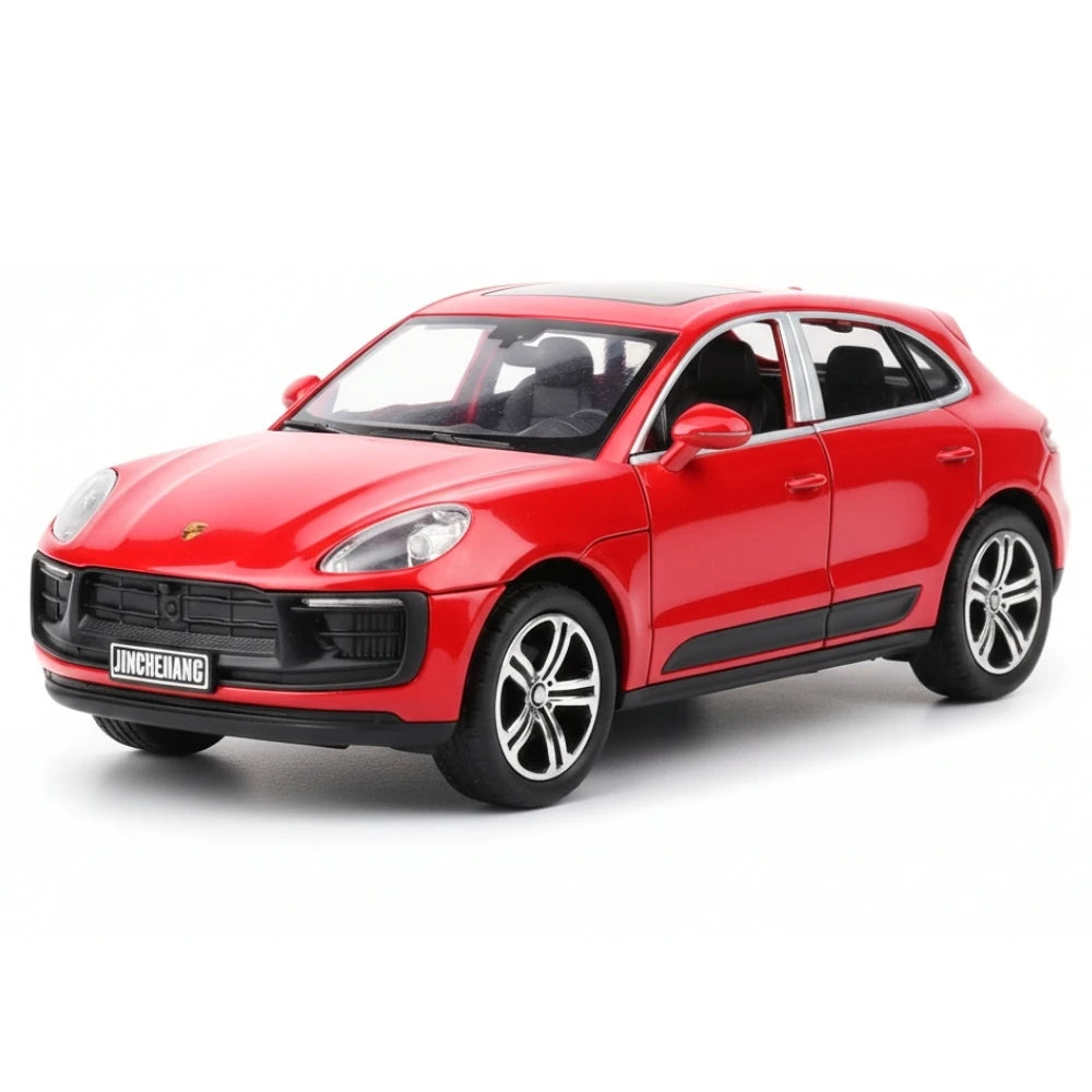 [TOY] 1:32 Porsche 2023 Macan T Red Model Car Die-Cast