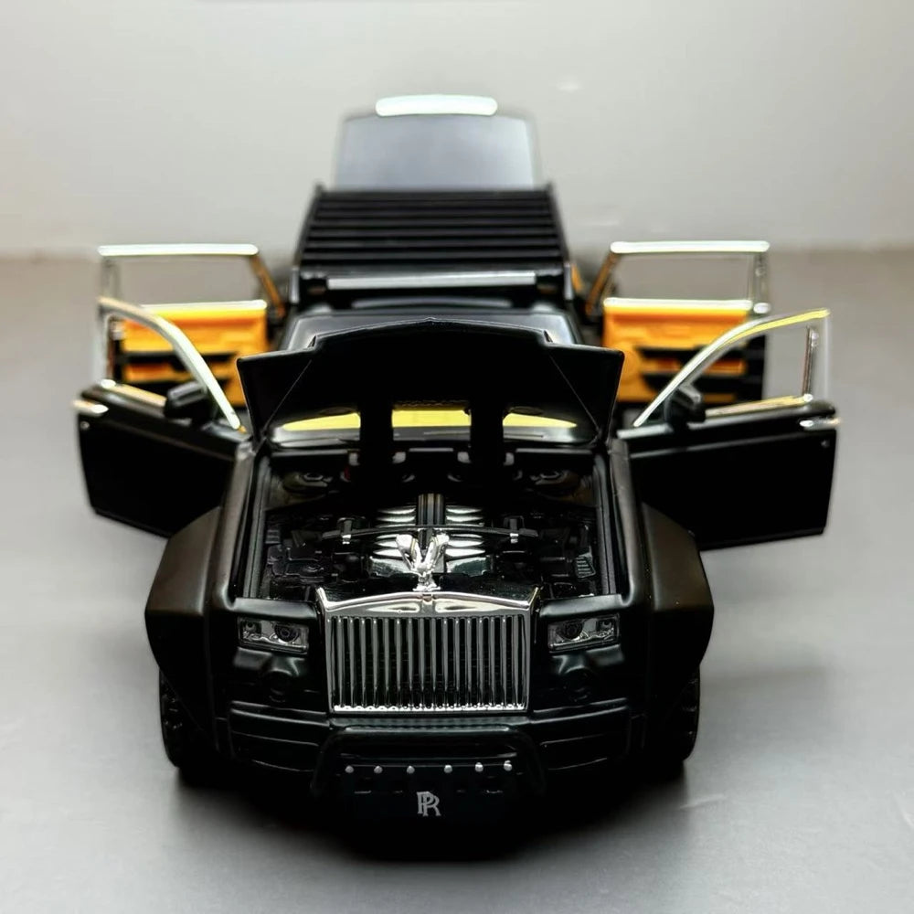 [TOY] 1:32 Rolls-Royce 2017 Phantom VIII 6x6 Will Bring Luxury Black Model Car Die-Cast