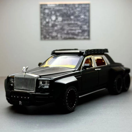 Rolls-Royce 2017 Phantom VIII 6x6 Will Bring Luxury Black 1:32 – Diecast Display Model Die-Cast