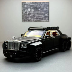 [TOY] 1:32 Rolls-Royce 2017 Phantom VIII 6x6 Will Bring Luxury Black Model Car Die-Cast