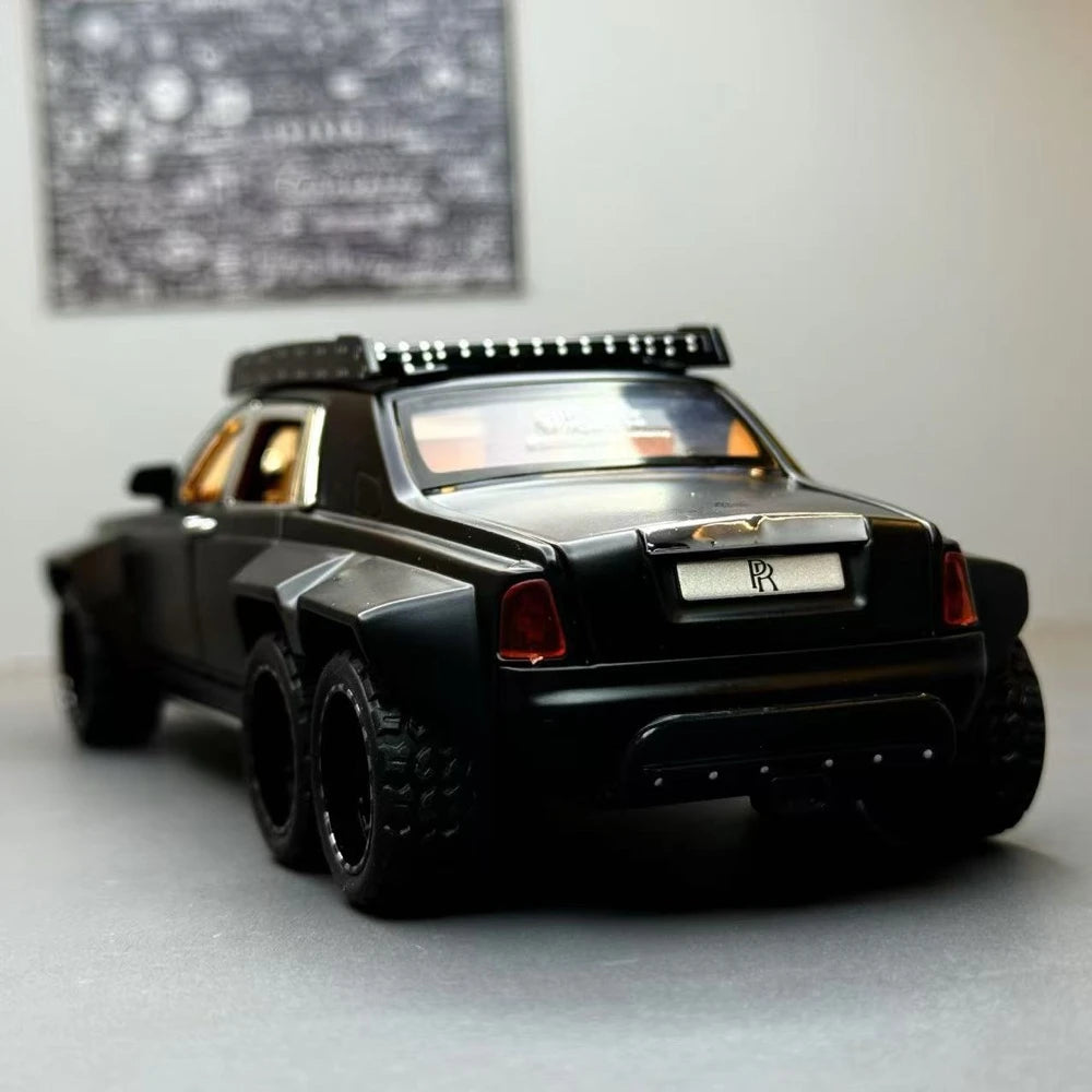 [TOY] 1:32 Rolls-Royce 2017 Phantom VIII 6x6 Will Bring Luxury Black Model Car Die-Cast