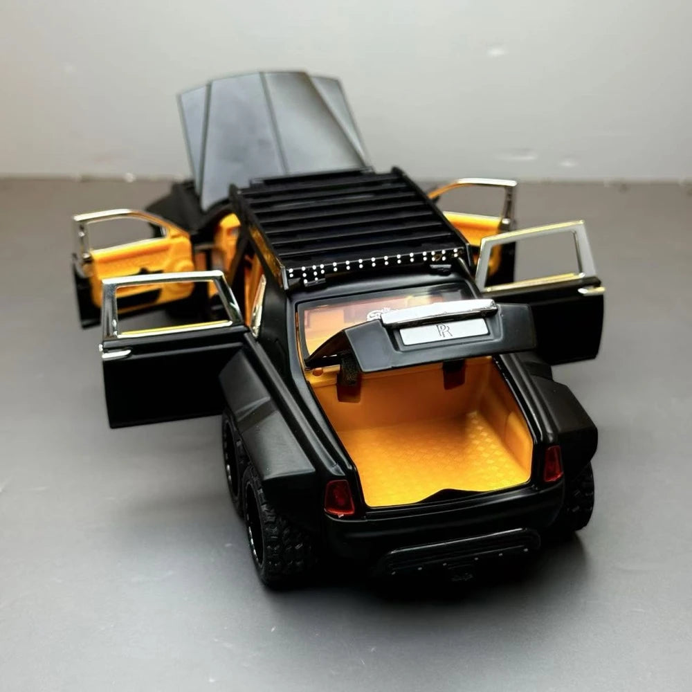 [TOY] 1:32 Rolls-Royce 2017 Phantom VIII 6x6 Will Bring Luxury Black Model Car Die-Cast