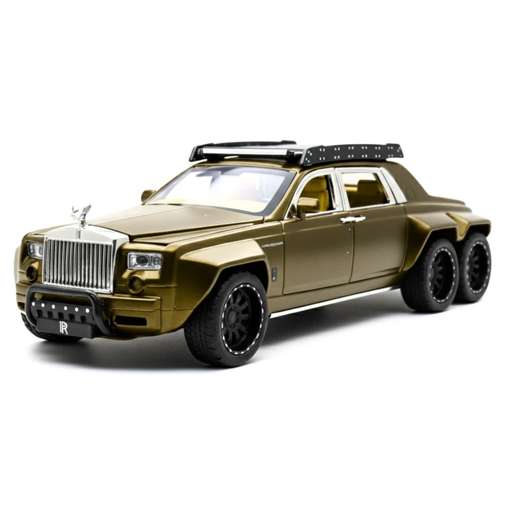 [TOY] 1:32 Rolls-Royce 2017 Phantom VIII 6x6 Will Bring Luxury Green Model Car Die-Cast