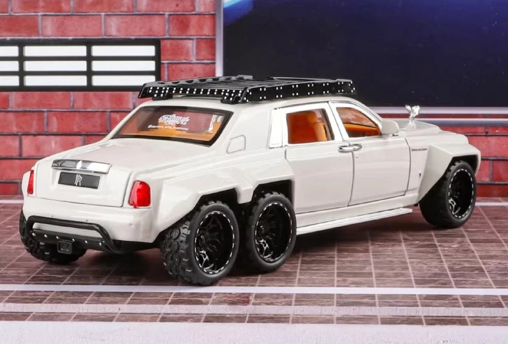 [TOY] 1:32 Rolls-Royce 2017 Phantom VIII 6x6 Will Bring Luxury White Model Car Die-Cast