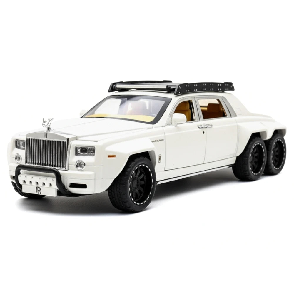 [TOY] 1:32 Rolls-Royce 2017 Phantom VIII 6x6 Will Bring Luxury White Model Car Die-Cast