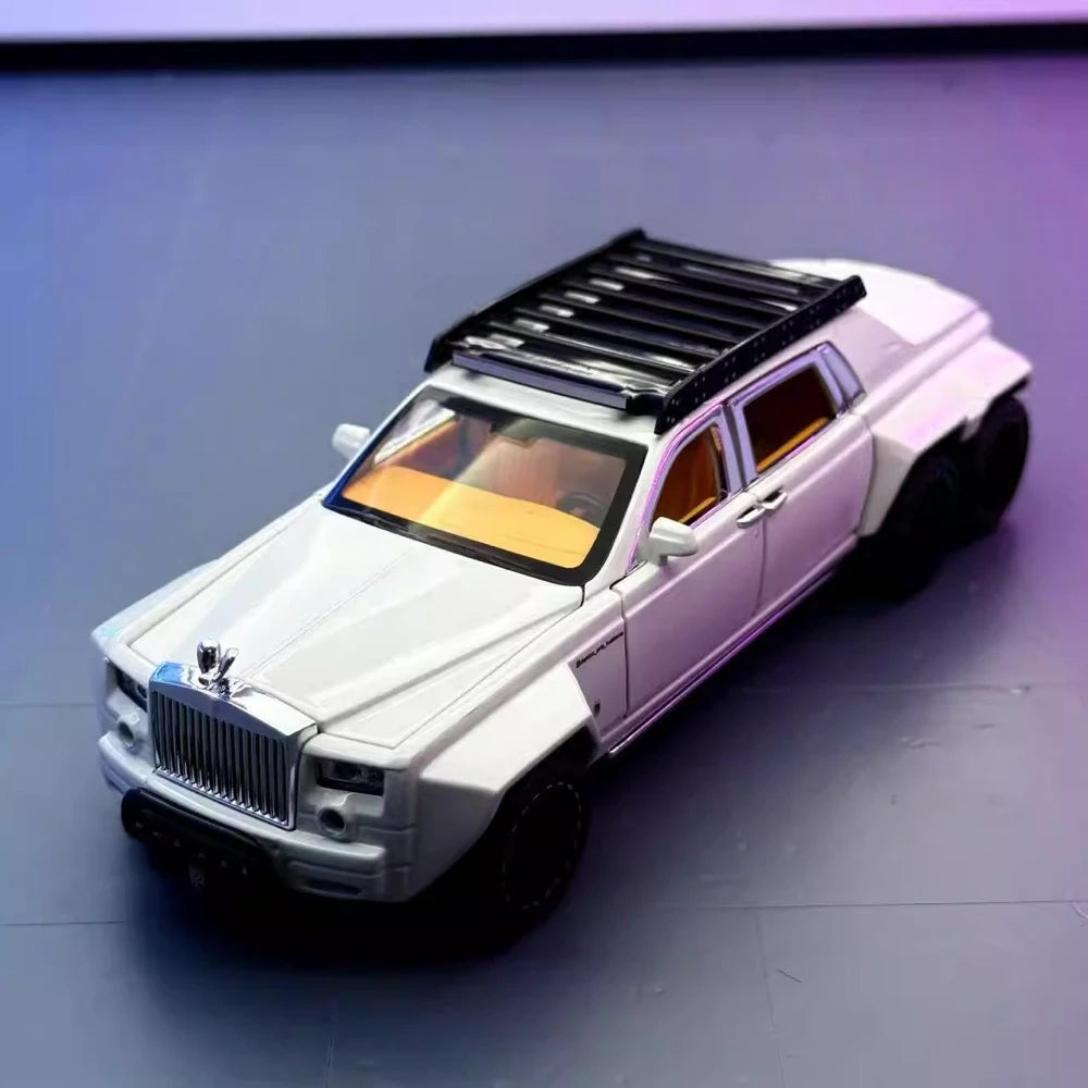 [TOY] 1:32 Rolls-Royce 2017 Phantom VIII 6x6 Will Bring Luxury White Model Car Die-Cast