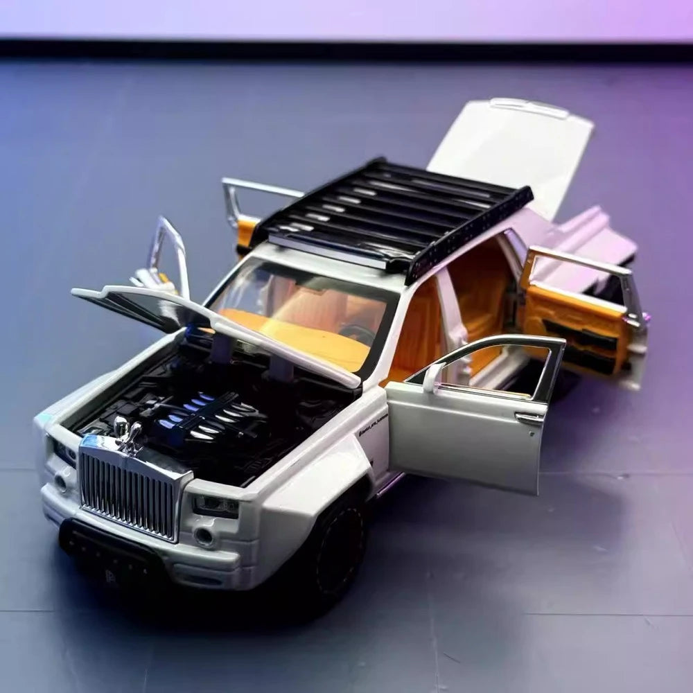 [TOY] 1:32 Rolls-Royce 2017 Phantom VIII 6x6 Will Bring Luxury White Model Car Die-Cast
